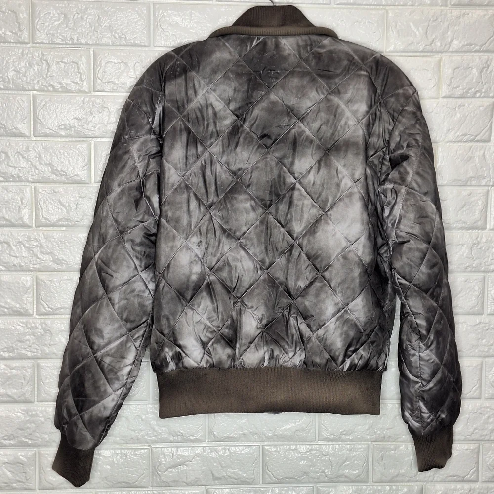Darker Wavs Dolls Kill Chord Washed Puffer Jacket Bomber Jacket Style